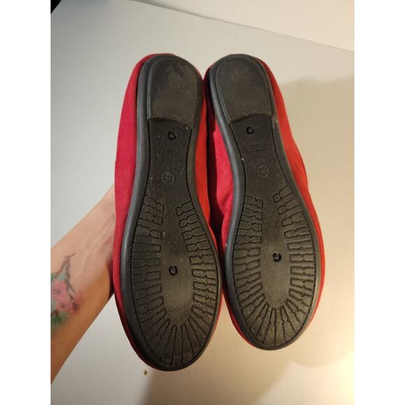 Helium Womens Red Flats Size 10 - Picture 10 of 10